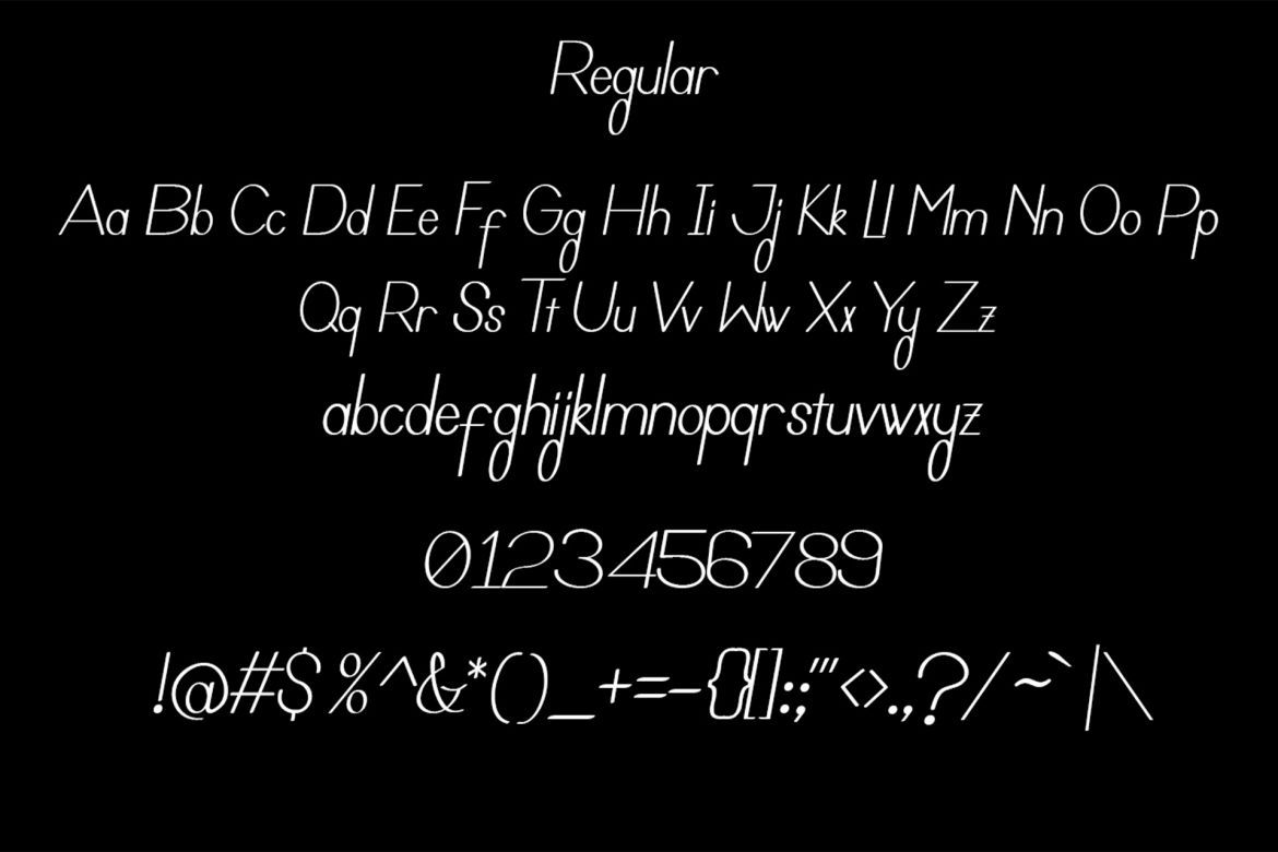 Qing Display Font - view 4