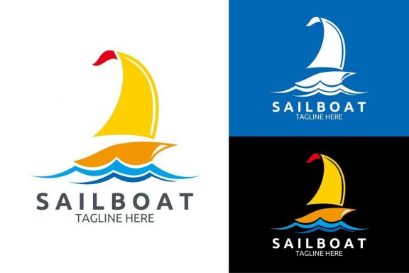 Sailboat Logo - view 1