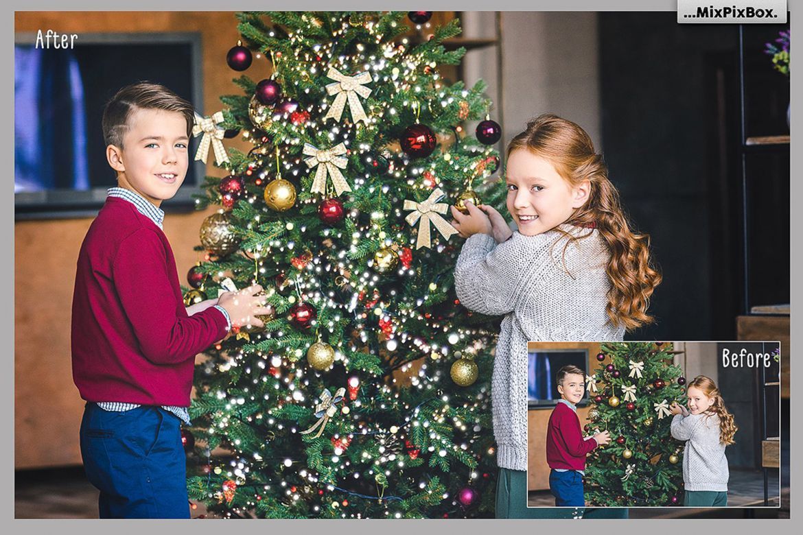 Christmas Trees Lights Overlays - view 6