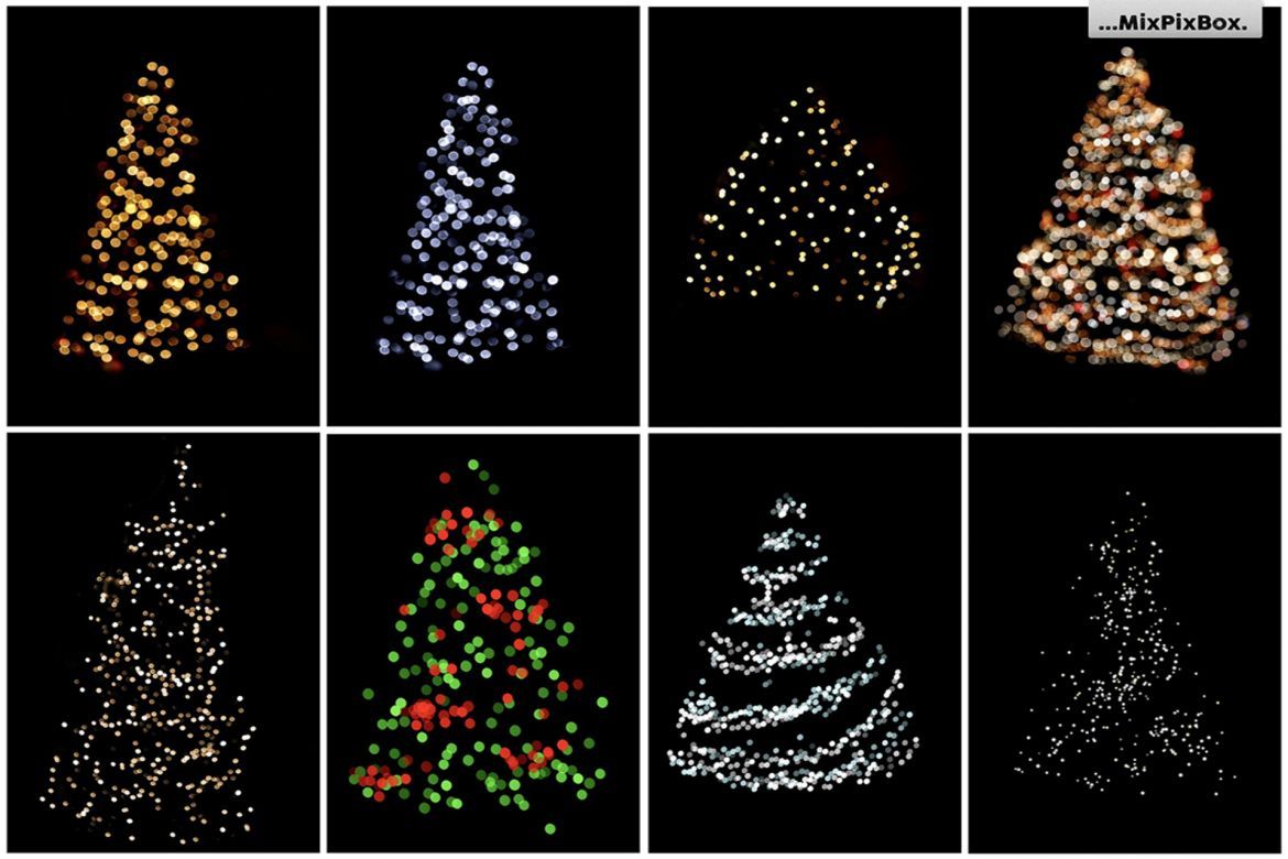Christmas Trees Lights Overlays - view 8