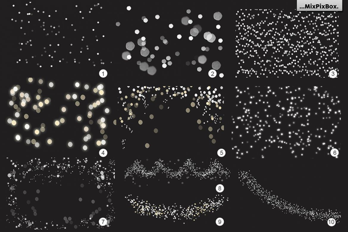 Holiday Lights Photo Overlays - view 5