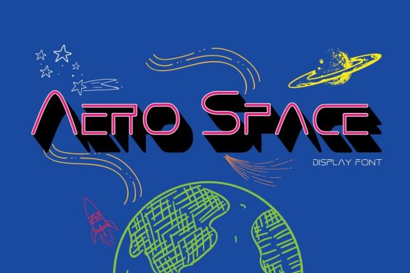 Aero Space Futuristic Font