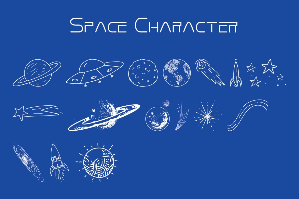 Aero Space Futuristic Font - view 6