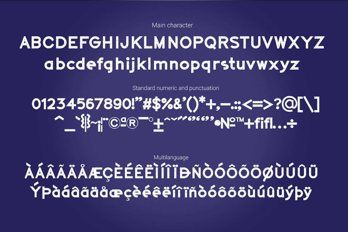 Space Color Font - view 10
