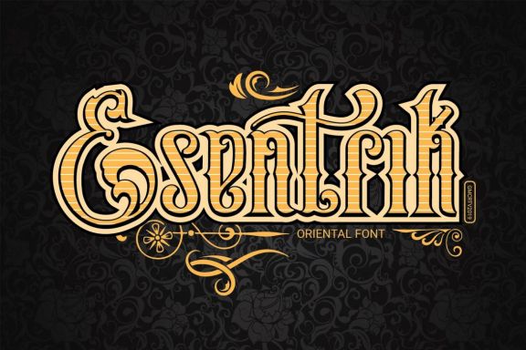 Esentrik Oriental Font