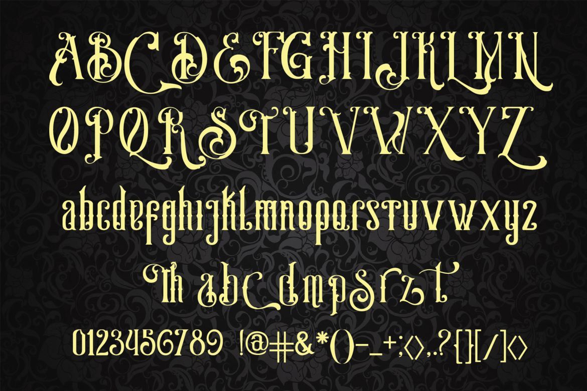 Esentrik Oriental Font - view 4