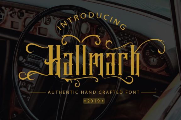 Hallmark Display Font