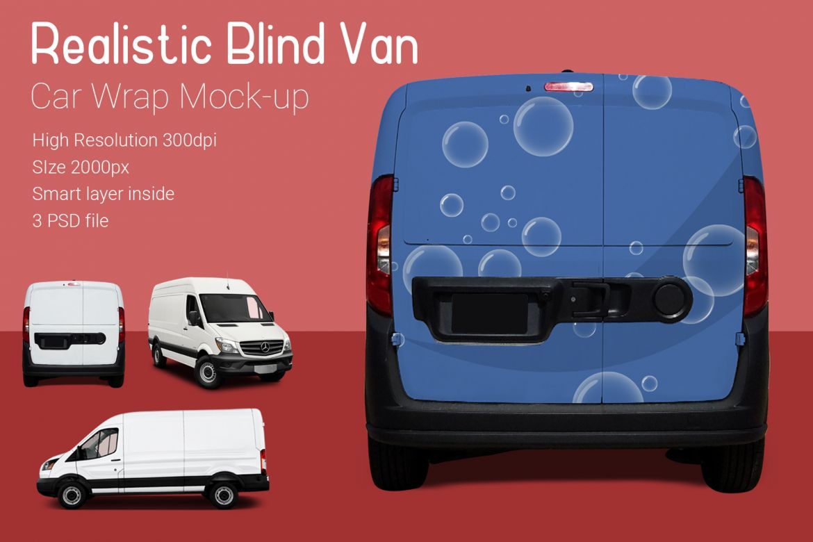 Blind Van Car Mock-Up alternate