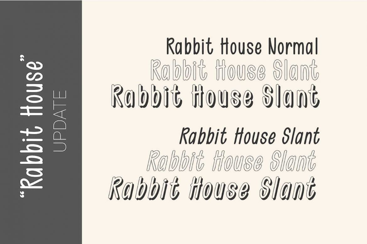 Rabbit House Font Family - view 5