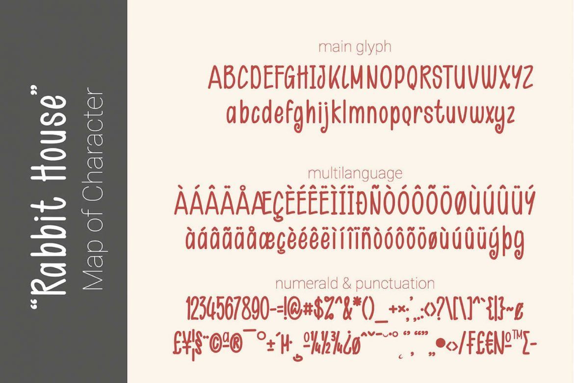 Rabbit House Font Family - view 6