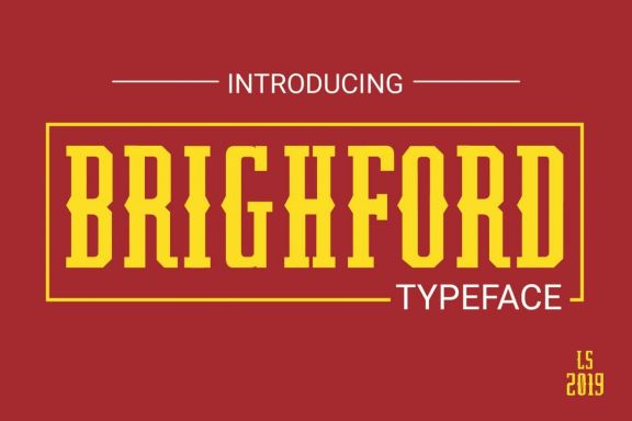 Brighford Display Font