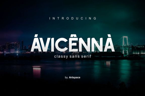 AVICENA Font - view 1