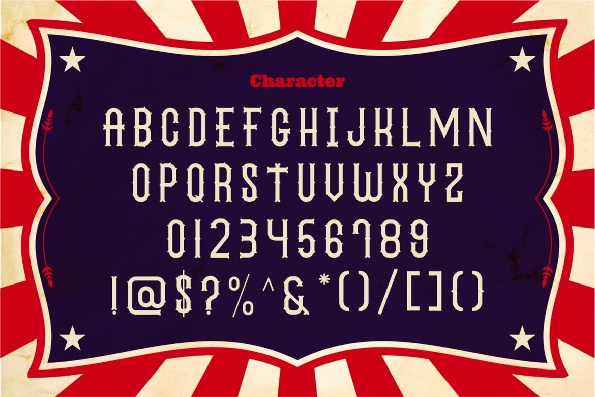 The Circus Show Font Family - view 3