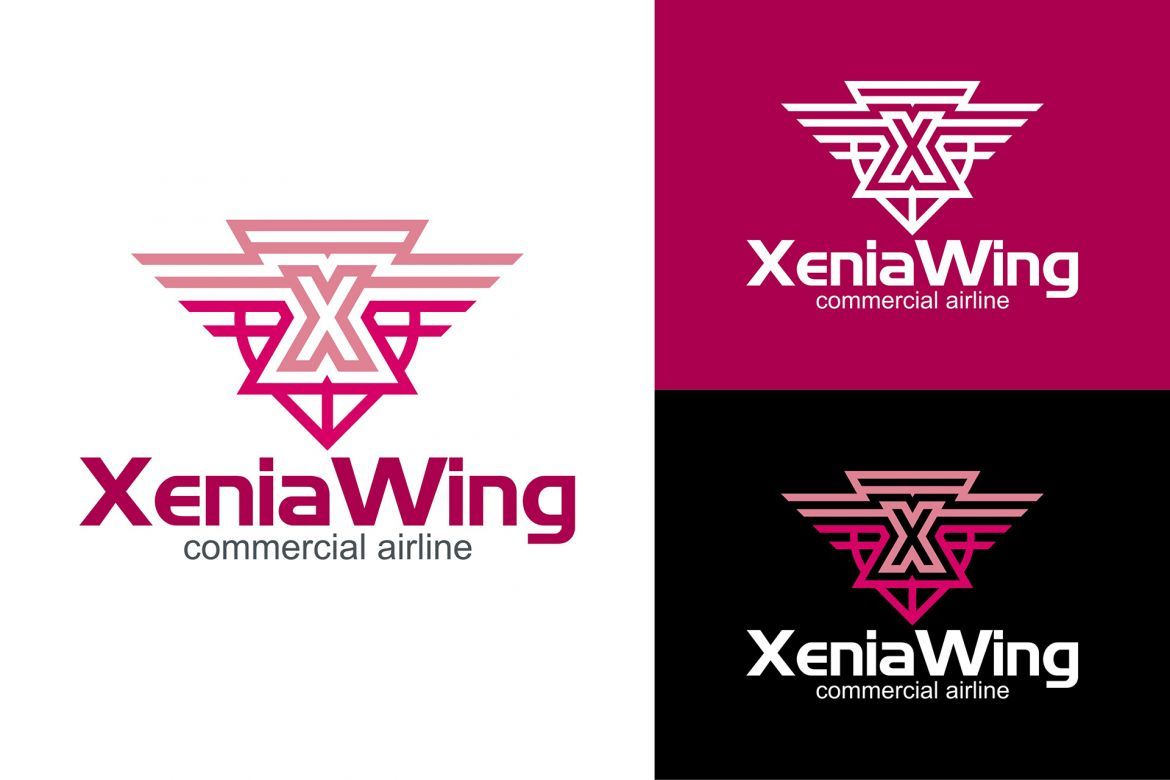 Xenia Wing Logo alternate