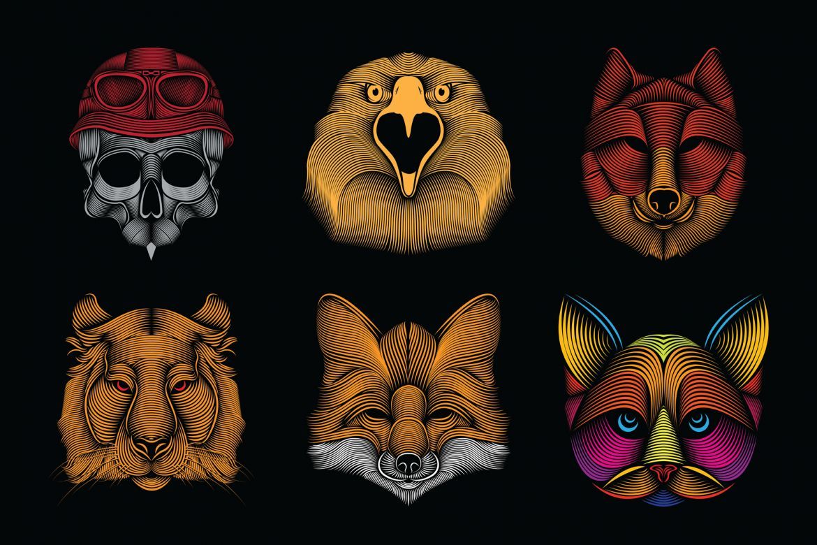 T-shirt Design Collections - Animals alternate