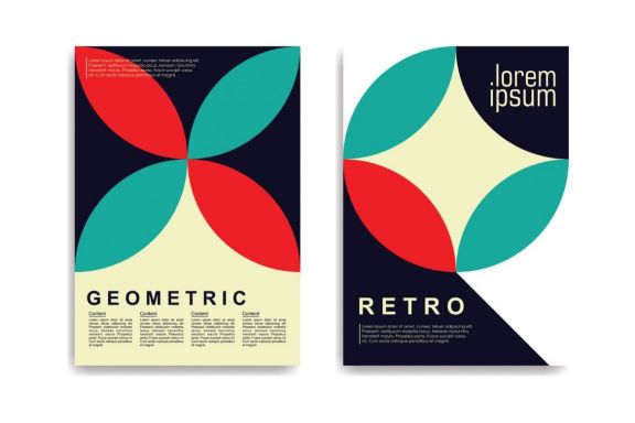 Retro Geometric Background