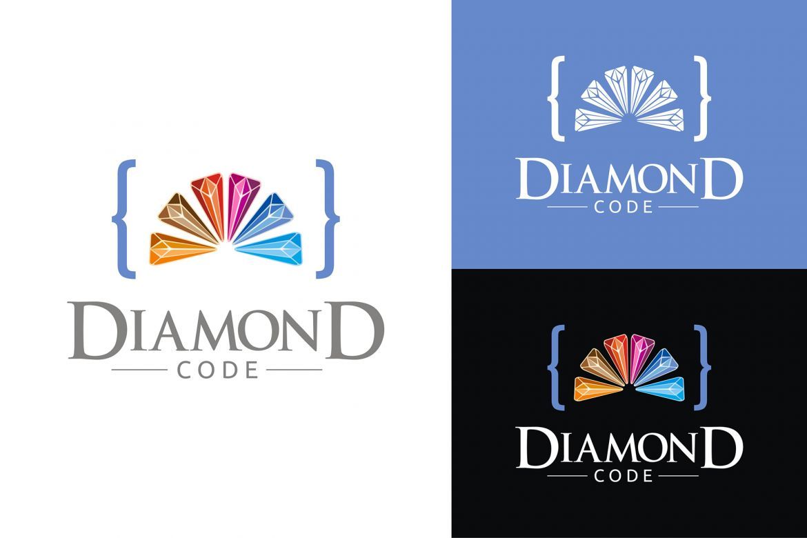 Diamond Code Logo - view 2