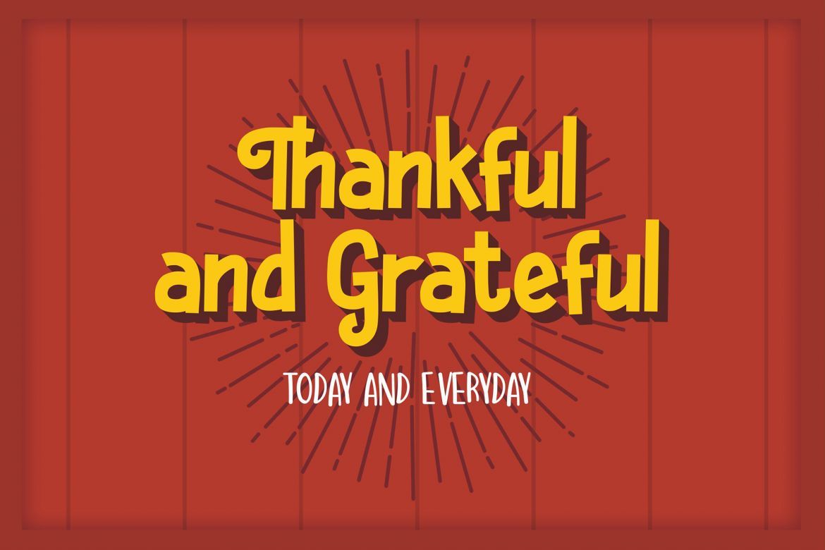 Hello Thankies Font - view 8