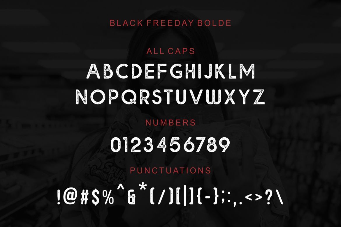 Black Freeday Font Duo - view 6