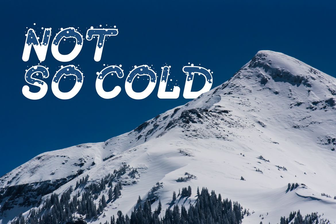 Under The Snow Display Font - view 4