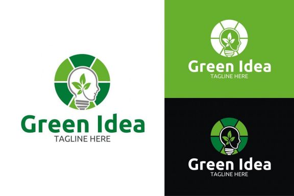 Green Idea Logo - view 1