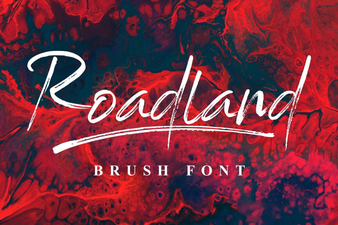 Roadland Brush Font - view 11