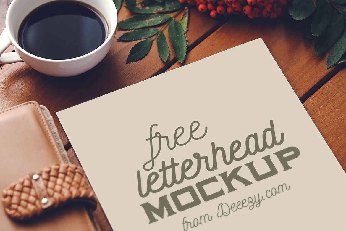 2 FREE Letterhead Mockups alternate