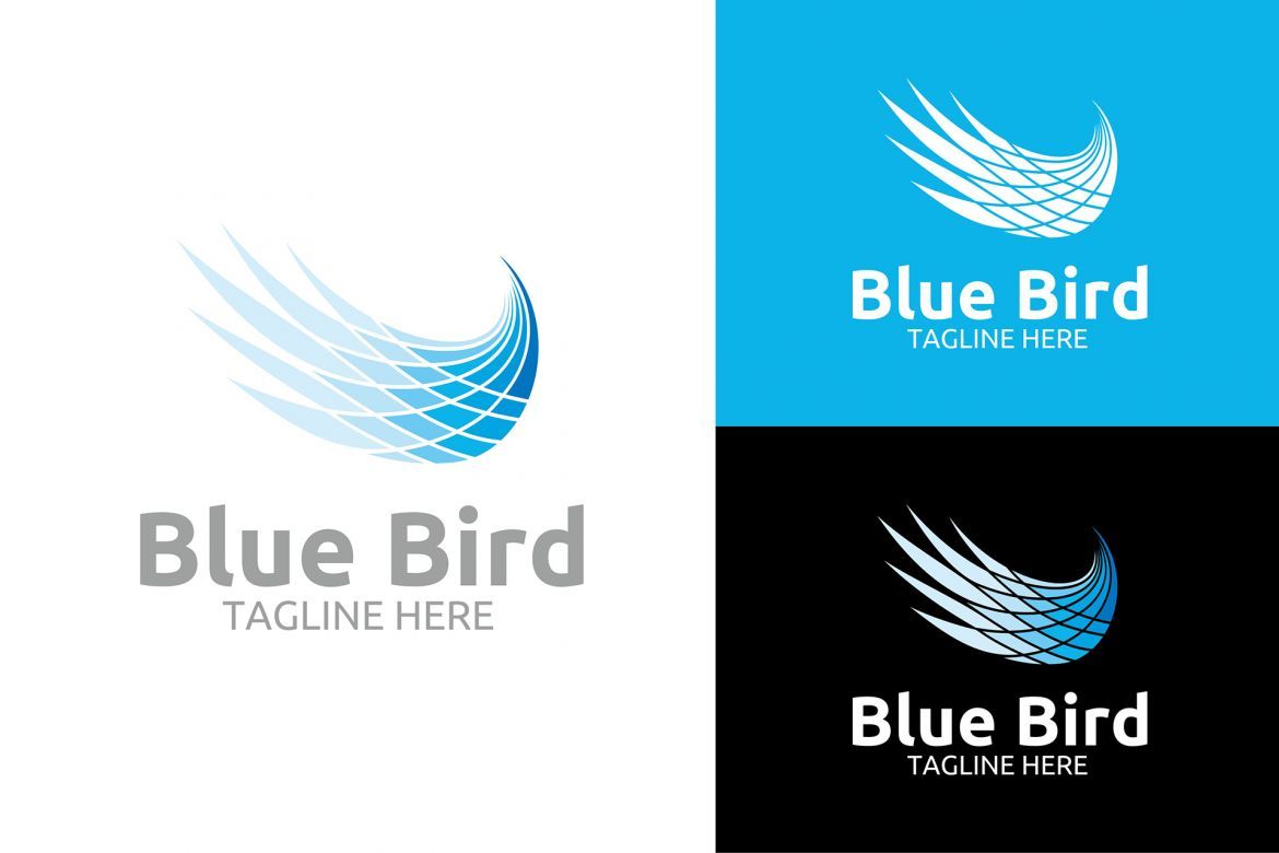 Blue Bird Logo - view 2