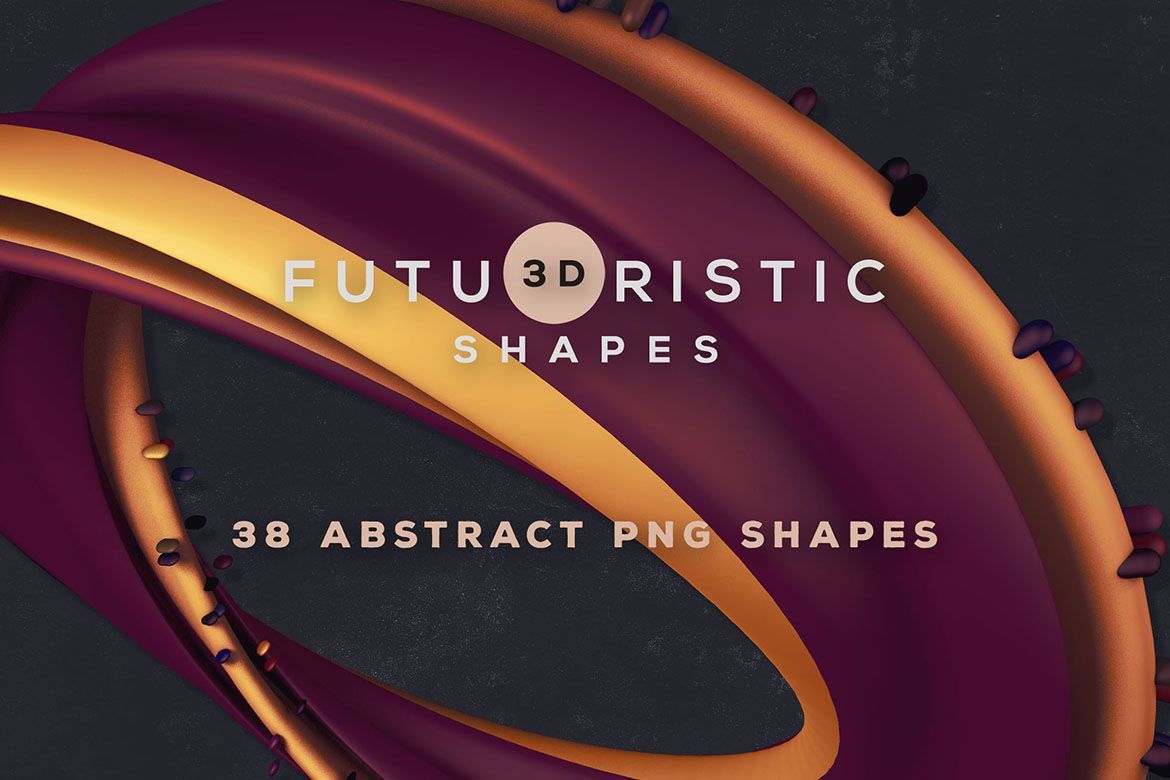 Free 3D Abstract Shapes 16 - view 3