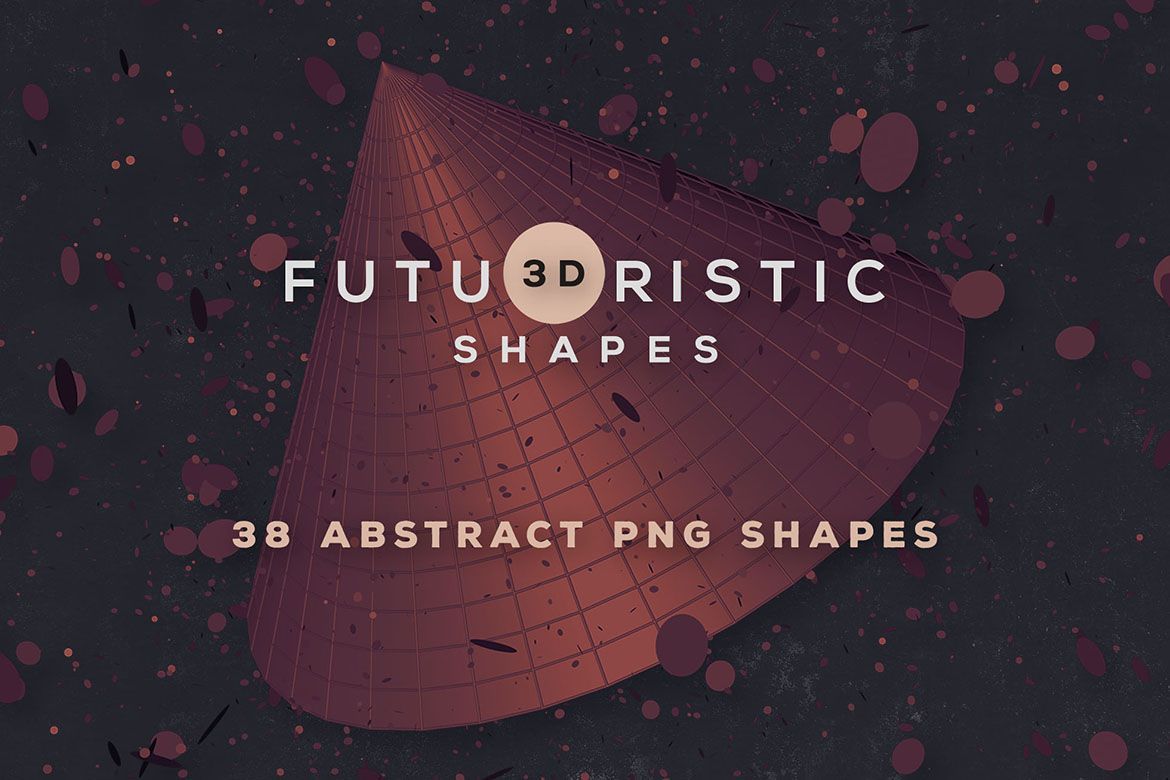 Free 3D Abstract Shapes 16 - view 4