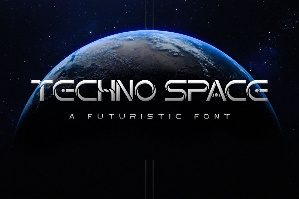 Techno Space Futuristic Font - view 6