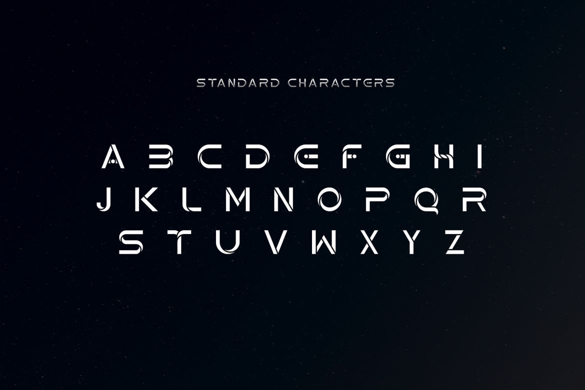 Techno Space Futuristic Font - view 7