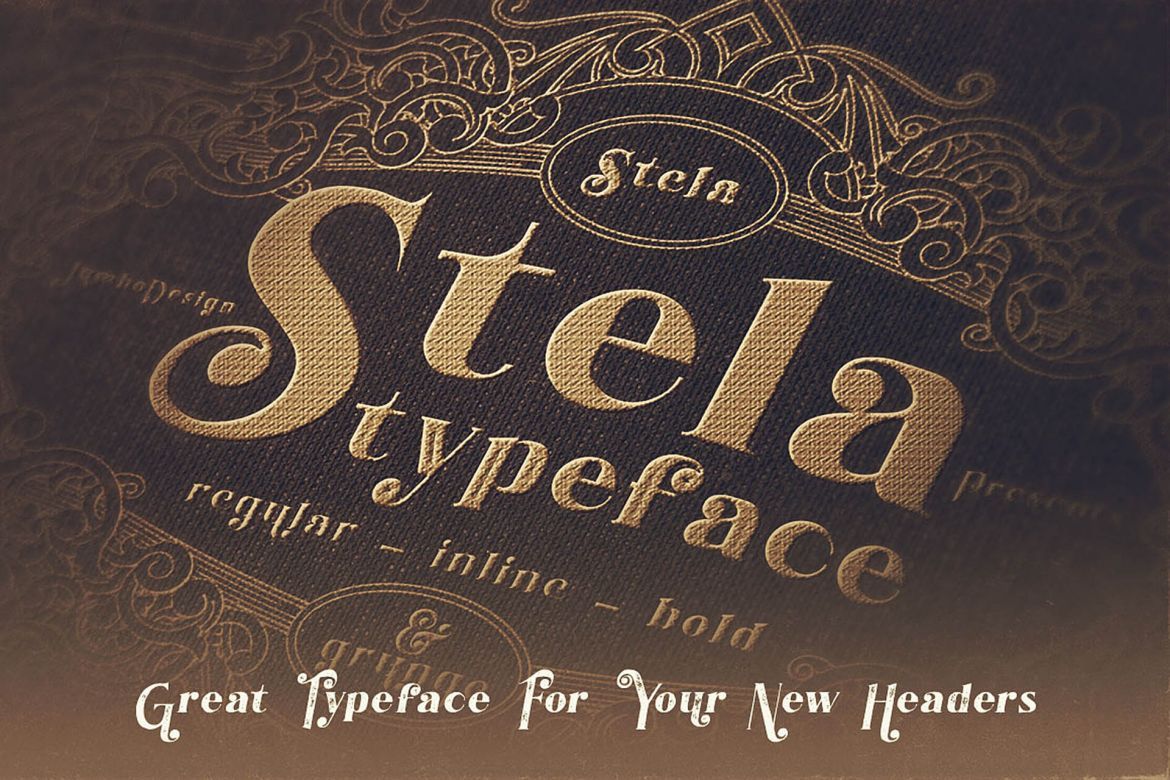 Stela - Display Font - view 5