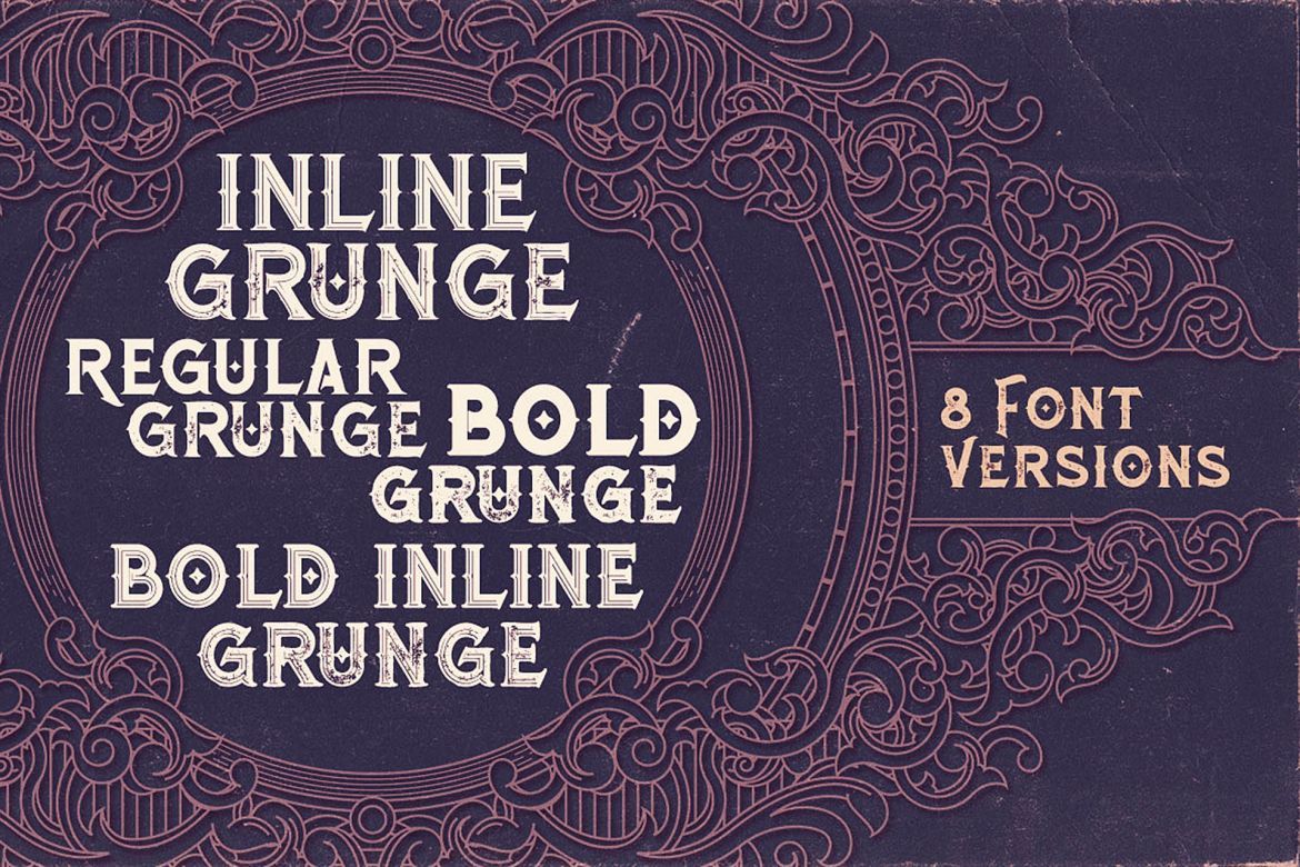 Roman Black - 8 Display Fonts - view 3