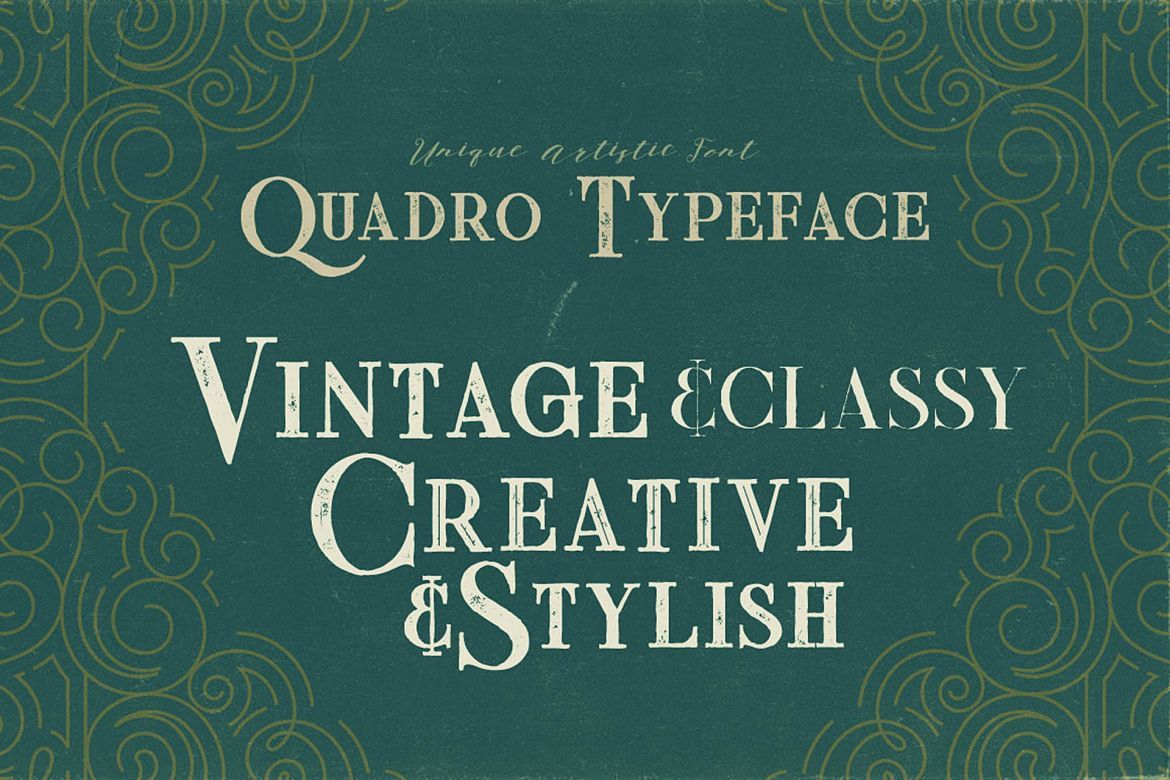 Quadro - Display Font - view 3