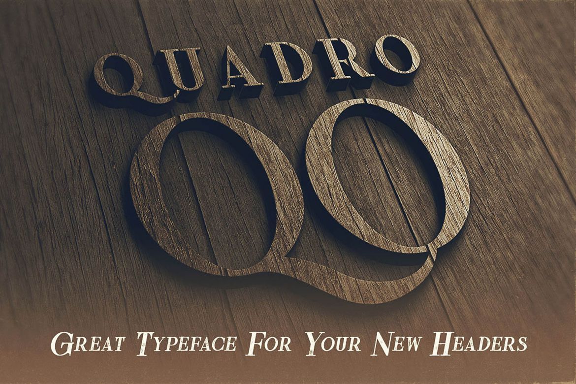 Quadro - Display Font - view 6