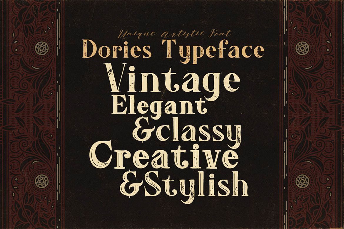 Dories - Display Font - view 3