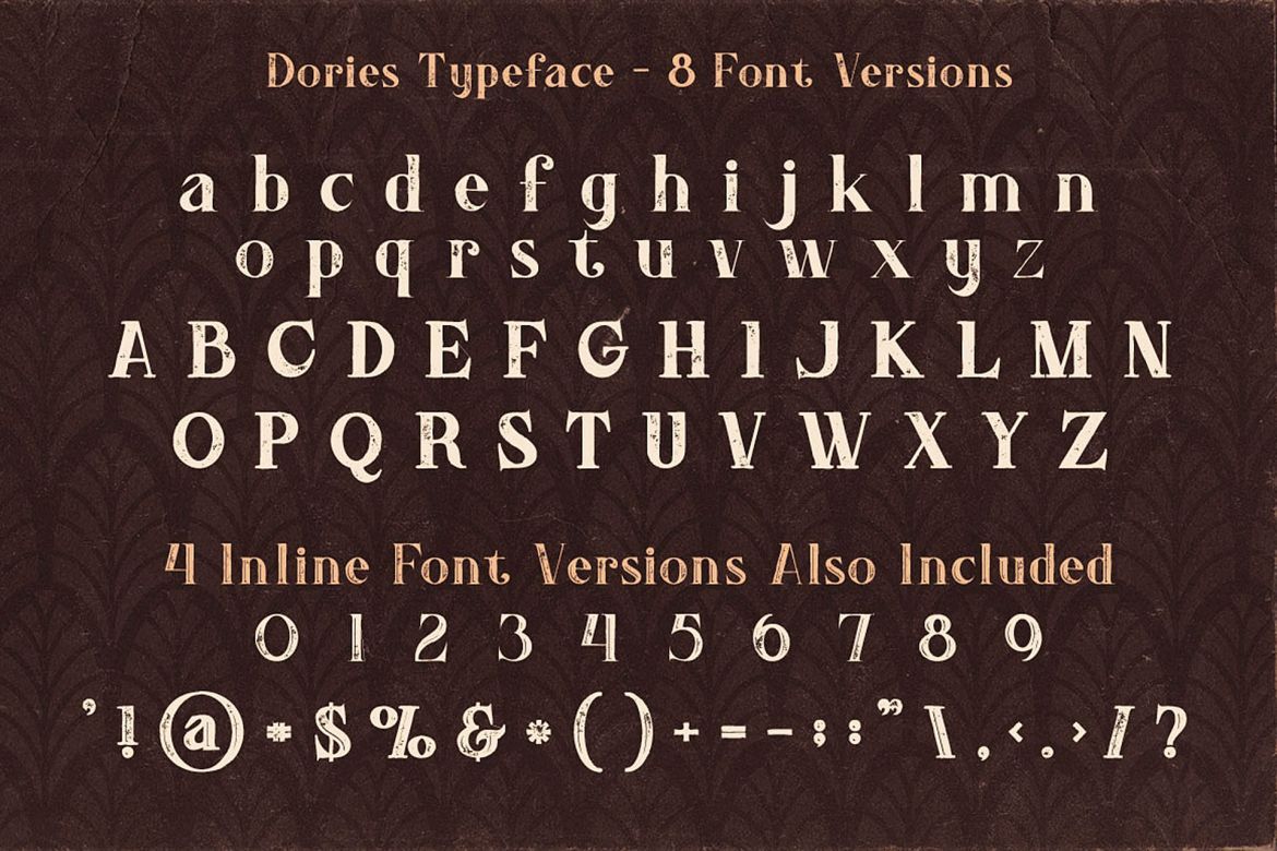 Dories - Display Font - view 4