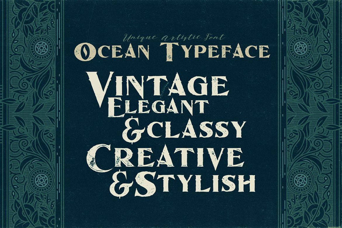 Ocean - Display Font - view 4