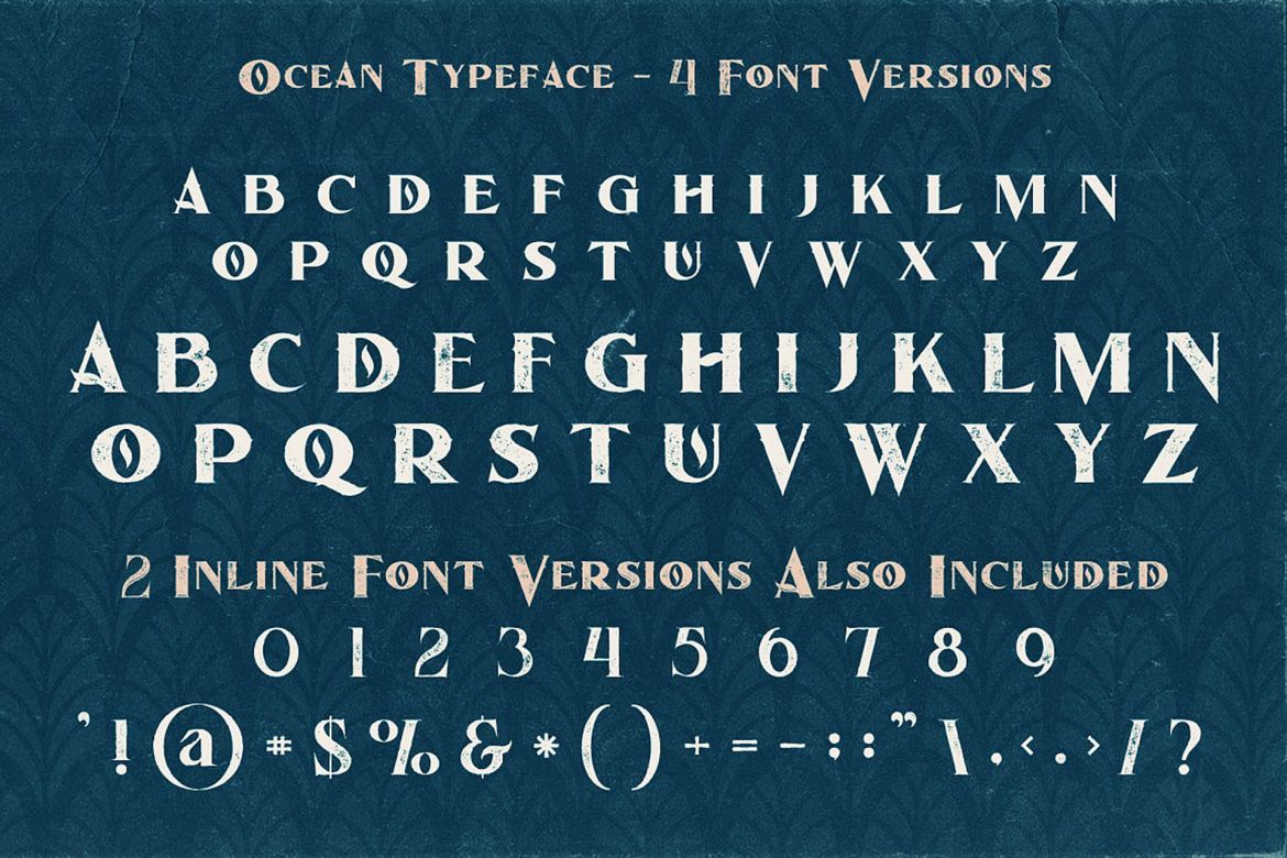 Ocean - Display Font - view 5