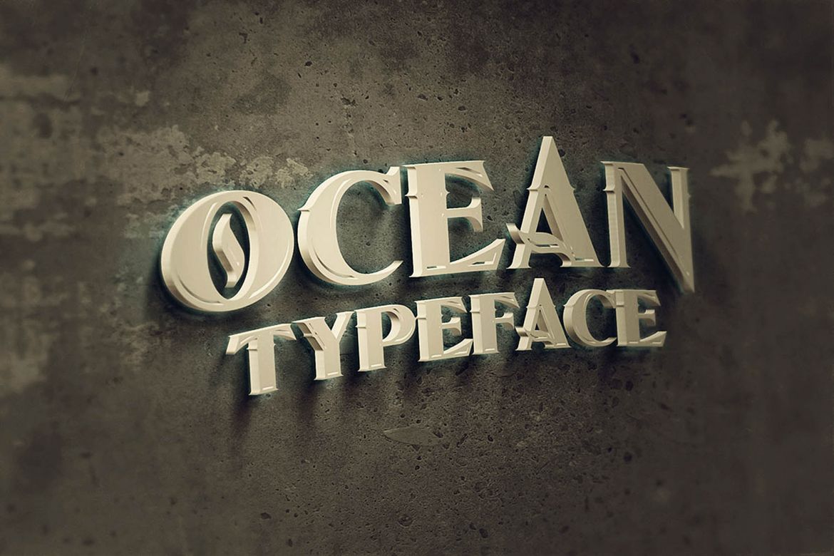 Ocean - Display Font - view 8