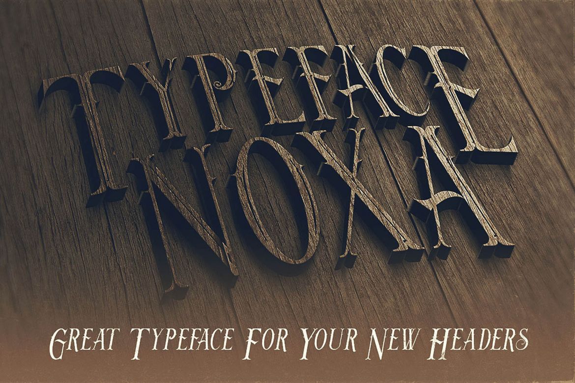 Noxa - Display Font - view 5