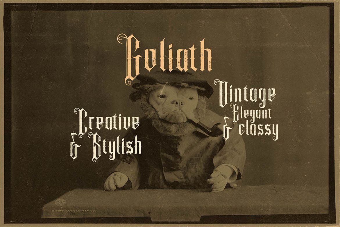 Goliath - Display Font - view 3
