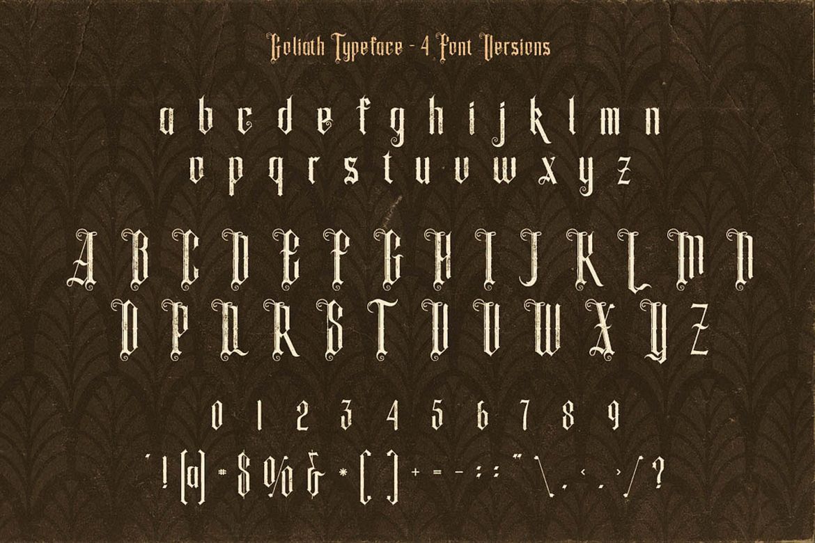 Goliath - Display Font - view 4