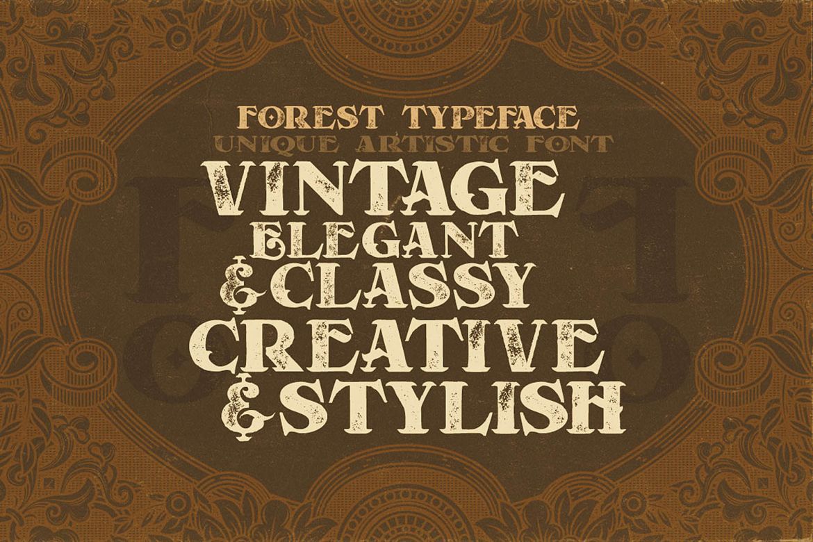 Forest - Display Font - view 3