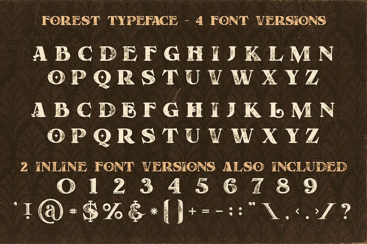 Forest - Display Font - view 4