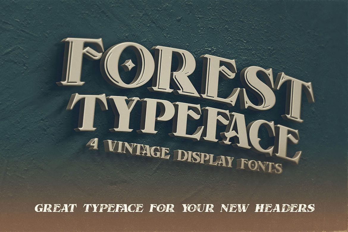 Forest - Display Font - view 5
