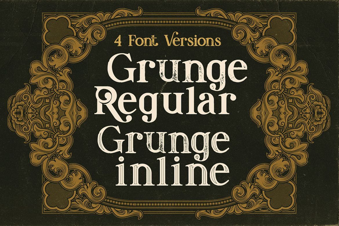 AmaDeust - Display Font alternate