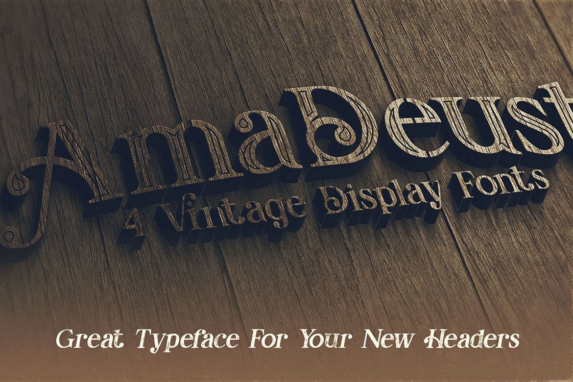 AmaDeust - Display Font - view 5