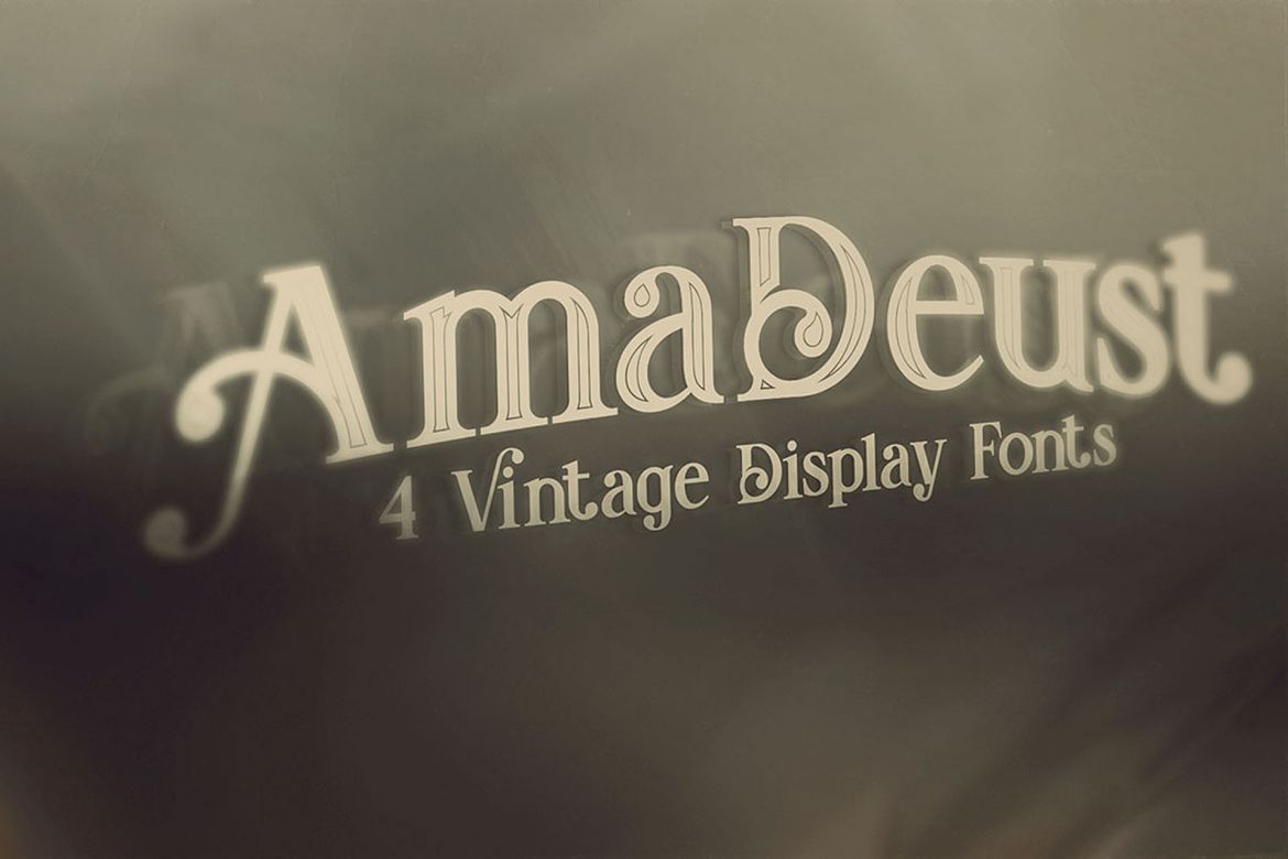 AmaDeust - Display Font - view 6
